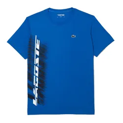 Áo Phông Nam Lacoste Sport Regular Fit Tshirt With Contrast Branding Logo TH5189-00 Xanh Dương Size 3