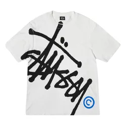 Áo Phông Stussy Big Basic Pigment Dyed T-Shirt Màu Trắng