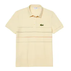 Áo Polo Nam Lacoste Chest 3 Color Polo PH9710-51G-WZU Màu Kem