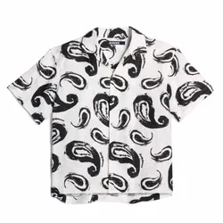 Áo Sơ Mi Nam Jacquemus La Chemise Jean Le Raphia Màu Trắng Đen