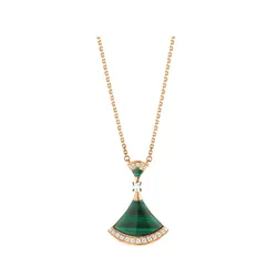 Dây Chuyền Nữ Jewery Luxury Divas’ Dream Necklace Gold Green 358127 Màu Xanh/Vàng Vàng