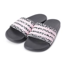 Dép Adidas Adilette Comfort Slide 'Clear Pink Leopard' H01038 Màu Đen Phối Hồng Size 42