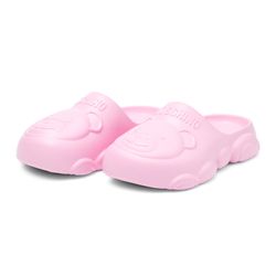 Dép Sục Nữ Moschino Pink Teddy Bear Logo Clogs Màu Hồng