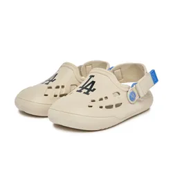 Dép Sục Trẻ Em MLB Clog Chunky Bouncer LA Dodgers 7ASDB0633-07NBL Màu Be