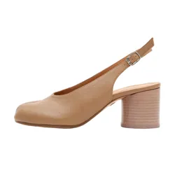 Giày Cao Gót Nữ Maison Martin Margiela Tabi Slingback Shoes Màu Nâu