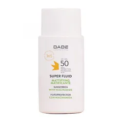 Kem Chống Nắng Kiểm Soát Dầu Babe Laboratorios Super Fluid Mattifying Suncreen SPF 50 50ml