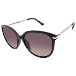 Kính Mát Nữ Skechers Gradient Smoke Cat Eye Ladies Sunglasses SE6032 01B 57 Màu Đen Vàng