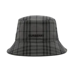 Mũ Burberry Bucket Wide-brimmed Hats Màu Xám Size S