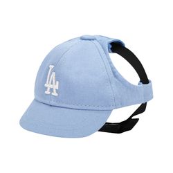 Mũ Cho Pet MLB Logo LA Dodgers 72PEC1111-07S Màu Xanh Blue
