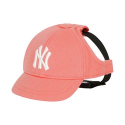 Mũ Cho Pet MLB Logo New York Yankees 72PEC1111-50O Màu Hồng
