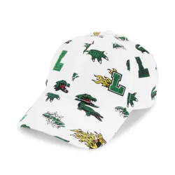 Mũ Lacoste Holiday Crocodile Print Cap RK1205 Màu Trắng