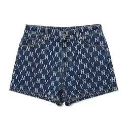 Quần Shorts MLB  Monogram 3FDPM0123 50BLS New York Yankees Màu Xanh Đậm Size S