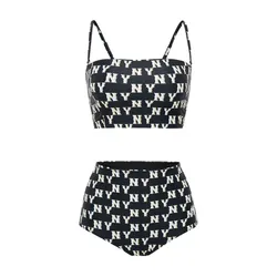 Set Đồ Bơi Nữ MLB Bikini New York Yankees 3FSWM0333-50BKS Màu Đen