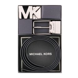 Set Thắt Lưng Nam Michael Kors MK 4 In 1 Belt Box Set Màu Nâu Đen