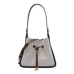Túi Đeo Vai Nữ Pedro Bucket Bag Multi 15210015 Màu Nâu Ghi
