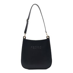 Túi Đeo Vai Nữ Pedro Curved Hobo Bag – Black  PW2-36390015 Màu Đen