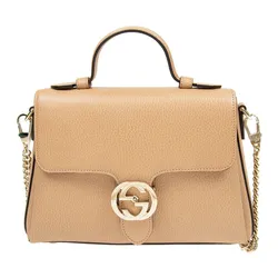 Túi Xách Tay Gucci GG Interlocking Top Handle 510302 CAO0G 2754 Màu Beige