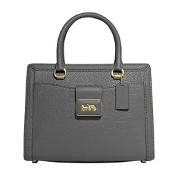 Túi Xách Tay Nữ Coach Grace Carryall CE606 Màu Xám Đậm T-NH