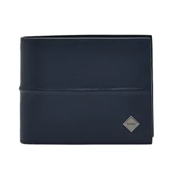 Ví Nam Pedro Embossed Leather Bi-Fold Wallet With Insert 15940238 Màu Xanh Navy