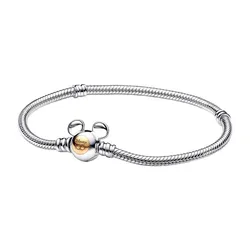 Vòng Đeo Tay Nữ Pandora 592514C00-18 Disney 100th Anniversary Moments Snake Chain Bracelet Màu Bạc Size 16