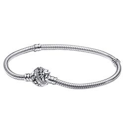Vòng Đeo Tay Pandora Disney Tinker Bell Clasp Moments Snake Chain Bracelet 592548c01 Màu Bạc Size 16