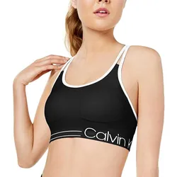 Áo Bra Nữ Calvin Klein CK Performance Piped Sports Màu Đen Size XS