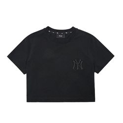 Áo Croptop Nữ MLB Basic Short Sleeve T-Shirt New York Yankees 3FTS11023-50BKS Màu Đen Size S
