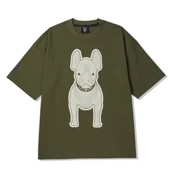 Áo Phông LifeWork Silket Racket Green Short - Tshirt LW215TS982 Màu Xanh Rêu Size S