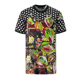 Áo Phông Nam Dolce & Gabbana D&G Multicolor Tshirt G8EL2TG7AXWS9000 Phối Màu Size 44