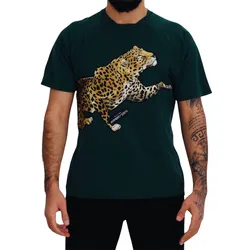 Áo Phông Nam Dolce & Gabbana D&G T-Shirt G8IH4ZG7MQWV8813 Màu Xanh Lá Size 50