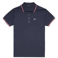 Áo Polo Nam Diesel Tipped Polo Shirt Màu Xanh Navy Size M