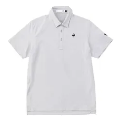 Áo Polo Nam Le Coq Sportif Golf Men's Short Sleeve Shirt QGMVJA00V Màu Xám