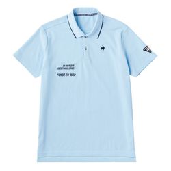 Áo Polo Nam Le Coq Sportif Golf Men's Short Sleeve Shirt QGMVJA03 Màu Xanh Blue