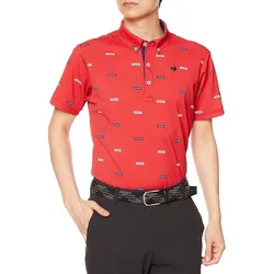Áo Polo Nam Le Coq Sportif Golf Men's  Short Sleeve Shirt QGMVJA51NT Màu Đỏ