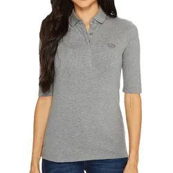 Áo Polo Nữ Lacoste Women's Polo PF6969 UWC Màu Xám Size 40