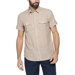 Áo Sơ Mi Nam Carrera Jeans Short Sleeve Shirt T213C1251A_109 Màu Be Size L