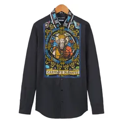 Áo Sơ Mi Nam Dolce & Gabbana D&G G5GT1TGEL91B1622 Màu Đen Size 38