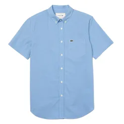 Áo Sơ Mi Nam Lacoste Men's Regular Fit Gingham Check Shirt CH2879BK1 Màu Xanh Kẻ Size 41