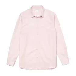 Áo Sơ Mi Nam Lacoste Men's Slim Fit Cotton Shirt CH0141 ADY Màu Hồng Nhạt Size 40