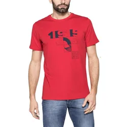 Áo Thun Nam Carrera Jeans Jersey Cotton 801M0047A_21E Tshirt Màu Đỏ Size L