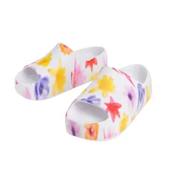Dép Nữ Charles & Keith CNK Morgan Platform Slide Sandals – Multi  71920002 Phối Màu