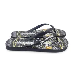Dép Xỏ Ngón Philipp Plein  BRD-90199-Black-Multi - Flip Flops Màu Đen