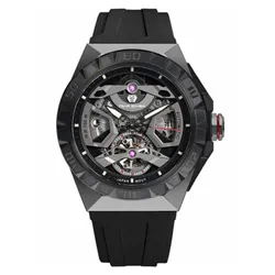 Đồng Hồ Nam Tsar Bomba  Waterproof Fkm Rumber Strap TB8804A-SB Màu Đen