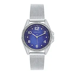 Đồng Hồ Nữ Sunlight Watches For Women 337338 Màu Xanh Blue Bạc