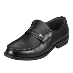 Giày Tây Nam On & Off Men's Business Shoes Loafer Slip-On 650 Màu Đen Size 39