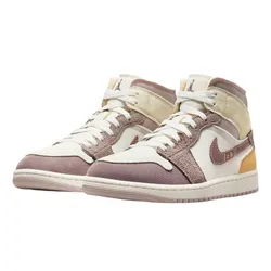 Giày Thể Thao Nam Nike Air Jordan 1 Mid SE Craft DM9652-102 Màu Nâu Trắng Size 41