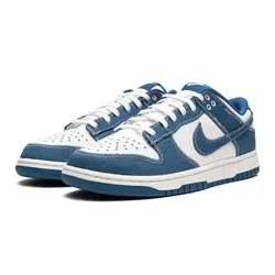 Giày Thể Thao Nam Nike Dunk Low Industrial Blue Sashiko DV0834-101 Màu Trắng Phối Xanh Size 42.5