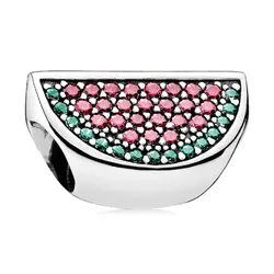 Hạt Vòng Charm Pandora Pave Watermelon 791901CZR Phối Màu