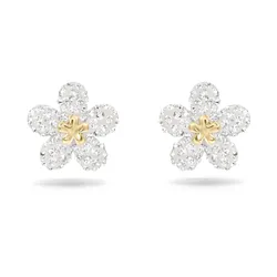 Khuyên Tai Nữ Swarovski Tough Stud Earrings Flower, Yellow, Mixed Metal Finish 5136838 Màu Trắng Vàng