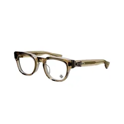 Kính Mắt Cận Chrome Hearts Cuntvoluted Ary Màu Nâu Vàng